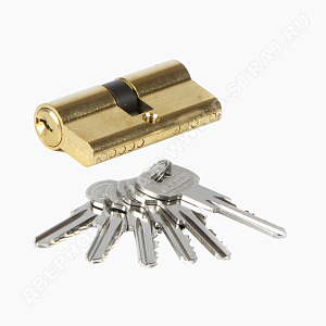 Аллюр  Цилиндровый механизм 60 ВР (латунь) ключ/ключ, Блистер #235424